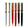 Heavy metal pen luxury gold ballpoint pen engrave logo for business gift